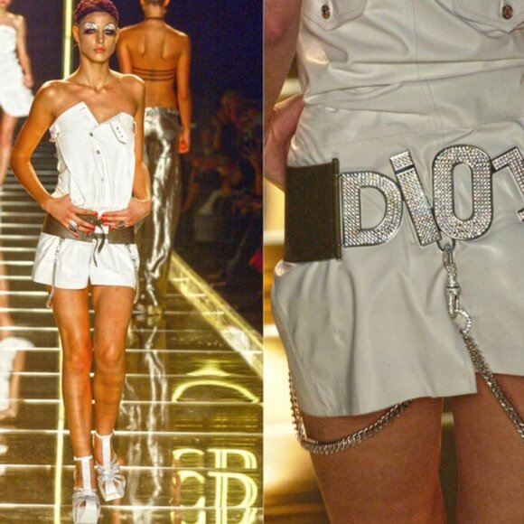 JOHN GALLIANO FOR CHRISTIAN DIOR - AUTHENTIC, RARE, AND VINTAGE SWAROVSKI CHAIN - Picture 11 of 16